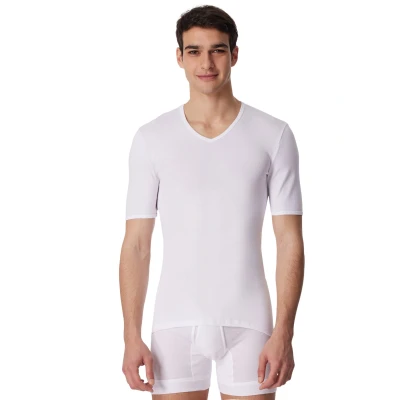 Afbeelding van Schiesser t shirt v hals ondergoed aanbieding wit effen 5