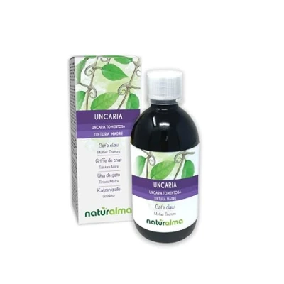 Afbeelding van Kattenklauw of Katsklauw (Uncaria tomentosa) schors Alcoholvrije moedertinctuur Naturalma Vloeibaar extract druppels 500 ml Voedingssupplement Veganistisch