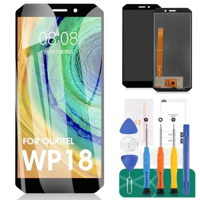 Afbeelding van Voor Oukitel WP18 Lcd scherm Screen Vervanging Touch Digitizer Vergadering Reparatie Kits (zwart, zonder frame)