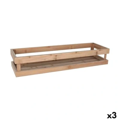 Afbeelding van Opbergbak Inde Bamboe 53 x 16,2 10 cm (3 Stuks)