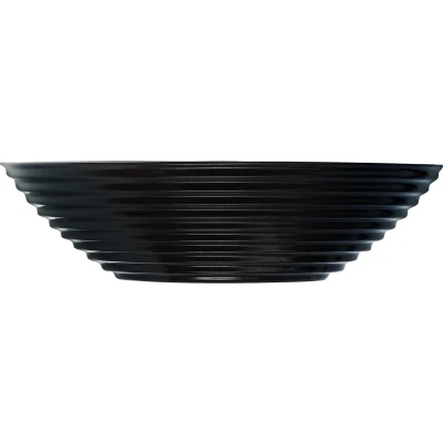 Afbeelding van Kom Luminarc Harena Soep 20 cm Zwart Glas (24 Stuks)