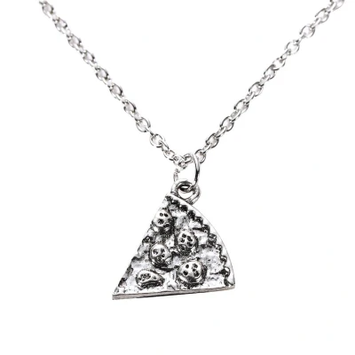 Afbeelding van Pizzapunt BFF ketting Zilver