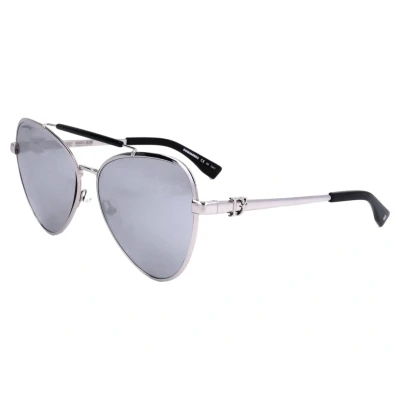 Afbeelding van Dsquared2 D2 0093/S 010 Zonnebril Dames Zilverkleurig