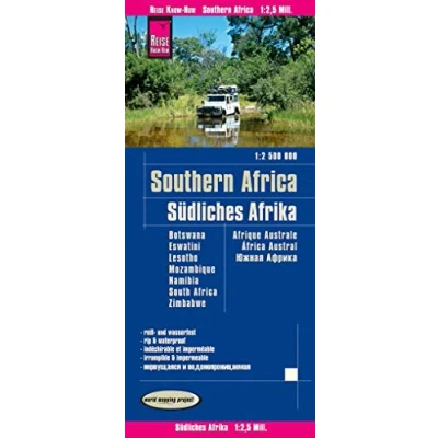 Afbeelding van Reise Know How Landkarte Südliches Afrika (1:2.500.000) : Botswana, Lesotho, Mosambik, Namibia, Simbabwe, Südafrika, Swasiland: world mapping project