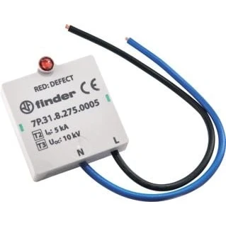 Afbeelding van Finder spd type 3 1 varistor unipolaire beveiliging beschermingsgraad ip 65 led indicatie bij uitval 7p 31 8 275 0005
