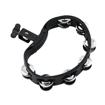 Afbeelding van Meinl Set Tambourine HTMT2BK, Steel Jingles Tamboerijn