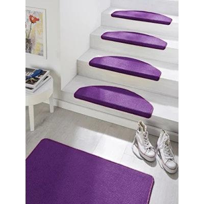 Afbeelding van Halfe Trapmat cy 15 Stuks 23x65 cm Paars 123vloerkleed.nl is de online webshop voor vloerkleden en woonaccessoires.