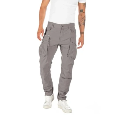 Afbeelding van Replay Joe Comfort Fit cargobroek voor heren, van comfortabel katoen, 878 grijs, 29W x 34L