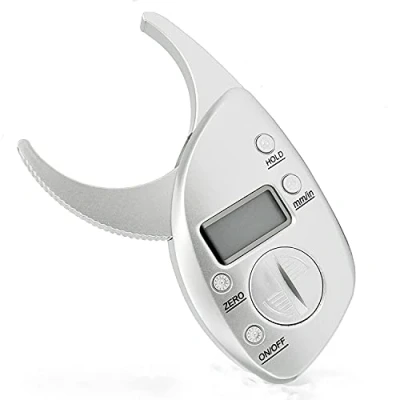 Afbeelding van ANCLLO 50 mm digitaal LCD lichaamsvetmeter Huidplooidiktemeetapparaat Measuring