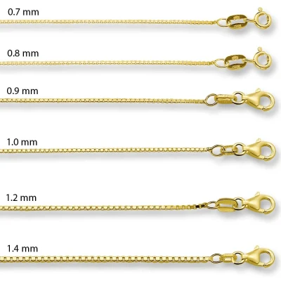 Afbeelding van Collier Geelgoud Venetiaans 1,2 mm x 45 cm lang