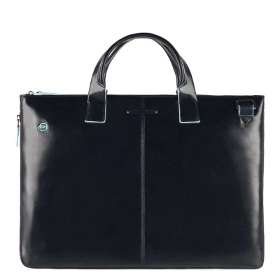 Afbeelding van Piquadro blue Square Expandable Slim Computer Bag 15.6&quot; night Laptoptas