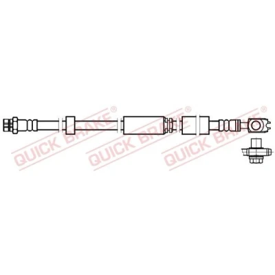 Afbeelding van Quick Brake Remslang 58.892X