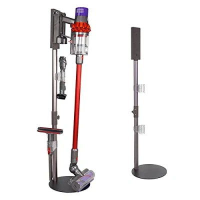 Afbeelding van BAMBOOST Ronde basisstandaard en accessoirehouder dockingstation bevestigingsorganizer compatibel met Dyson Stofzuiger V15 V11 V10 V8 V7 V6