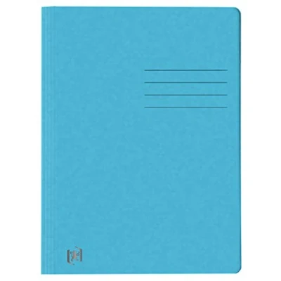 Afbeelding van Oxford Top File + snelhechtmappen A4, extra sterk van karton, lichtblauw, 25 stuks