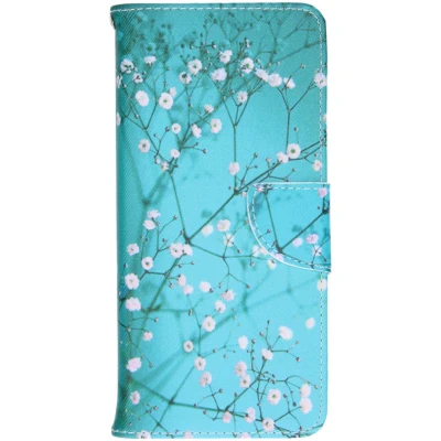 Afbeelding van Samsung Galaxy A42 Hoesje Kunstleder Bookcase Blossom Telefoonhoesje