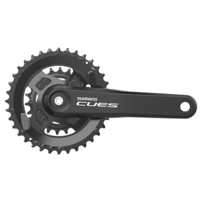 Afbeelding van Shimano Cues Fc u4010 2s Crankstel Zilver 175 mm / 36/22t