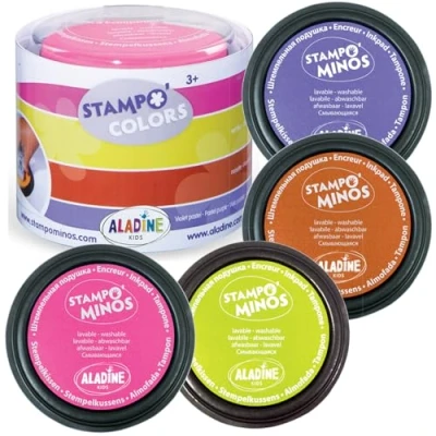 Afbeelding van Aladine &quot;Stampo Colors Festival Stempel Pad Set (4 delig)