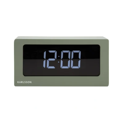 Afbeelding van Karlsson Wekker Boxed LED Jungle Groen 7x25x12,5cm
