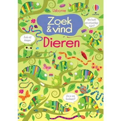 Afbeelding van Uitgeverij usborne zoek &amp; vind dieren