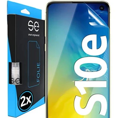 Afbeelding van 3D Screenprotector voor Samsung Galaxy S10e [2 stuks smart engineered] Volledig dekkende, transparante screenprotector, vriendelijk beschermhoesjes, Geen glas maar TPU folie