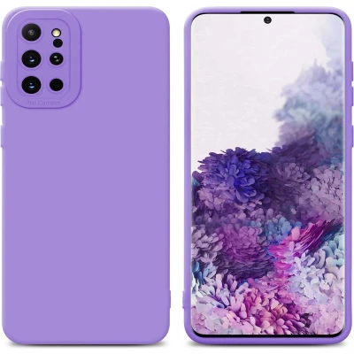 Afbeelding van Cadorabo Hoesje geschikt voor Samsung Galaxy S20 PLUS in FLUID LICHT PAARS Beschermhoes TPU silicone Cover Case