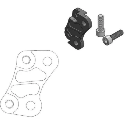 Afbeelding van Moto Master Remklauw Adapterplaat 211075 Spare Part For 260MM