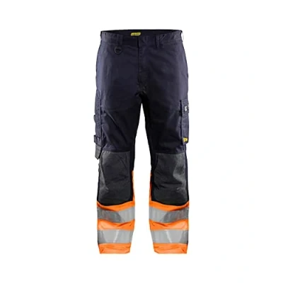 Afbeelding van Blaklader Multinorm inherent werkbroek 1488 1513 Marineblauw/Oranje D100