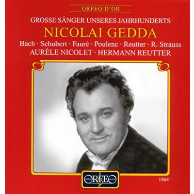 Afbeelding van Nicolai Gedda, Aurèle Nicolet, Hermann Reutter Liederabend (CD)