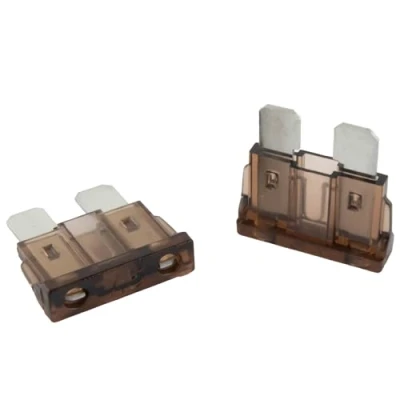 Afbeelding van 5 stuks. SeKi standaard ATO platte steekzekering 7,5 A bruin; autozekering 19 mm zekering 32 V/DC boot caravan