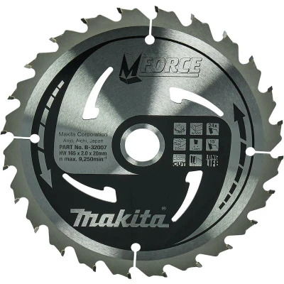 Afbeelding van Makita Zaagblad Mforce 165x20x2,0 24T