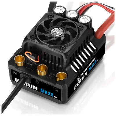 Afbeelding van Hobbywing Ezrun MAX8 G2 ESC Sensorloos 160 Amp, 3 6s LiPo,