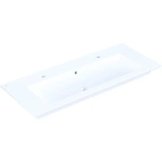 Afbeelding van Villeroy en boch venticello meubelwastafel 1200 x 500 175 mm wit alpin ceramicplus met overloop 2 kraangaten 4104ckr1