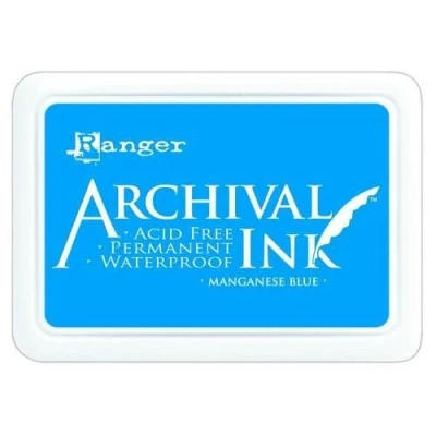Afbeelding van Ranger Archival Ink pad manganese blue AIP30454
