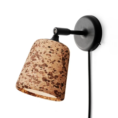 Afbeelding van New Works Material Original wandlamp kurk gemixt