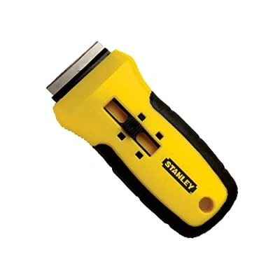 Afbeelding van STANLEY 0 28 217 rakel met intrekbaar lemmet incl. 5 reservemesjes