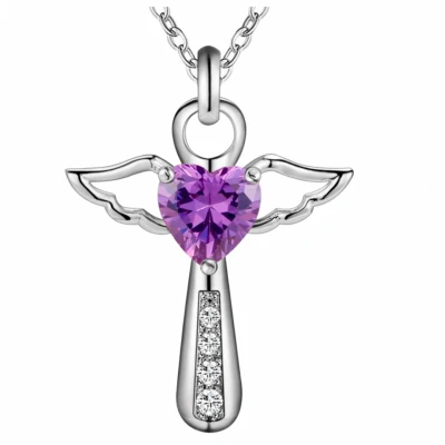 Afbeelding van Kruis ketting zilver 45 cm Charme Bijoux