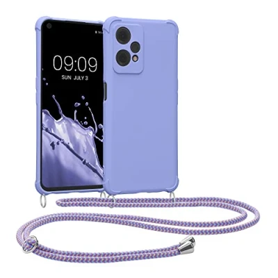 Afbeelding van kwmobile telefoonhoesje compatibel met OnePlus Nord CE 2 Lite 5G hoesje Case koord In lavendel