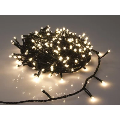 Afbeelding van Sparkle Light LED 20 m 300 warm witte lampen groene draad modulator