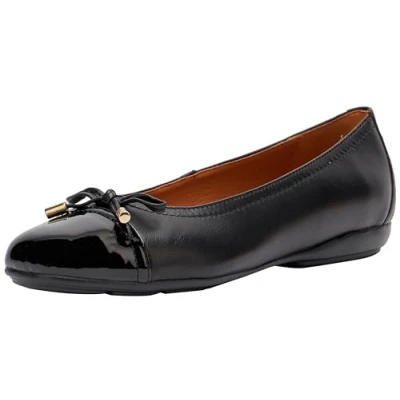 Afbeelding van Geox D Annytah Ballet Flat voor dames, zwart, 42 EU
