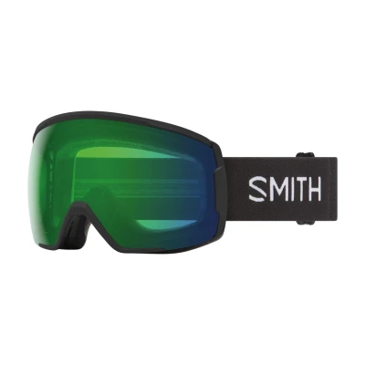 Afbeelding van Skibril Smith Proxy Black 2021 / Chromapop Everyday Green Mirror