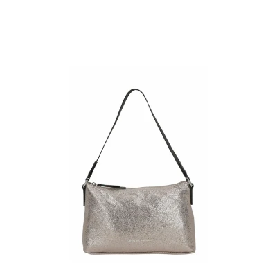 Afbeelding van TOM TAILOR schoudertas Quinn Shoulder Bag Metallic Taupe brons