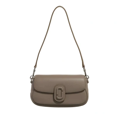 Afbeelding van Marc Jacobs Dames Schoudertas van Leer/Textiel/Metaal Grijs