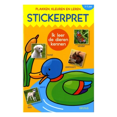 Afbeelding van Deltas Stickerpret Ik leer de dieren kennen