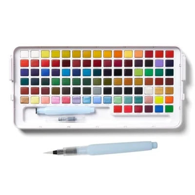 Afbeelding van Sakura Koi Water Colors Studio Set 96 halve napjes