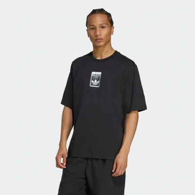 Afbeelding van adidas Originals Graphic Unisex Tshirt print, Maat: XS, Black