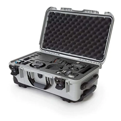 Afbeelding van Nanuk 935 Waterdichte Carry on Hard Case met Foam Insert voor 2Canon, Nikon 2 DSLR Body en Lens/Lenzen Zilver (935 EDSLR5)