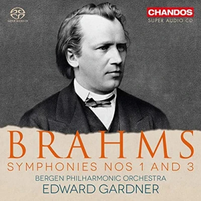 Afbeelding van Bergen Philharmonic Orchestra, Edward Gardner Brahms: Symphonies Nos.1 and 3 (Super Audio CD)
