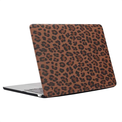 Afbeelding van Selencia Sabi Cover / Hardcase MacBook Air 15 Inch (2023 2024 M3 Chip 2025 M4 Chip) Kunstleder Mocha Brown