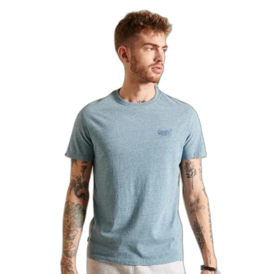 Afbeelding van Superdry Vintage Tshirt basic, Heren, Maat: XXL, Desert sky blue grit