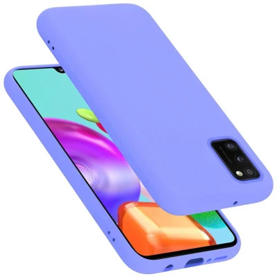 Afbeelding van Cadorabo Hoesje geschikt voor Samsung Galaxy A41 in LIQUID LICHT PAARS Beschermhoes gemaakt van flexibel TPU silicone Case Cover